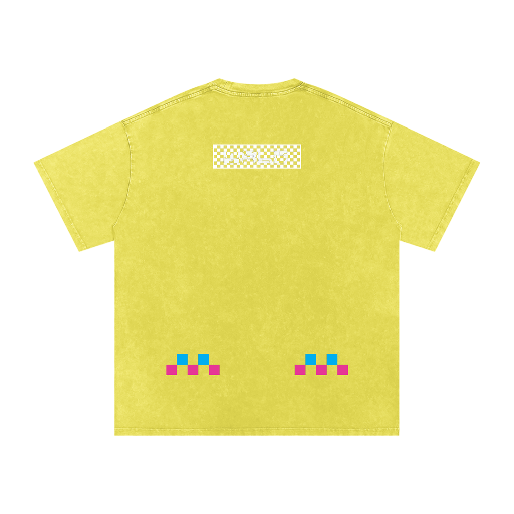 EUPHORIA CHECKERED LOGO TEE