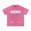 EUPHORIA CHECKERED LOGO TEE