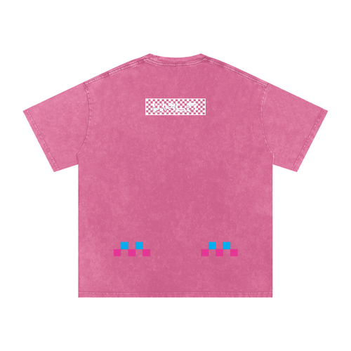 EUPHORIA CHECKERED LOGO TEE